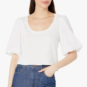 SANCTUARY Willow Eyelet Tee